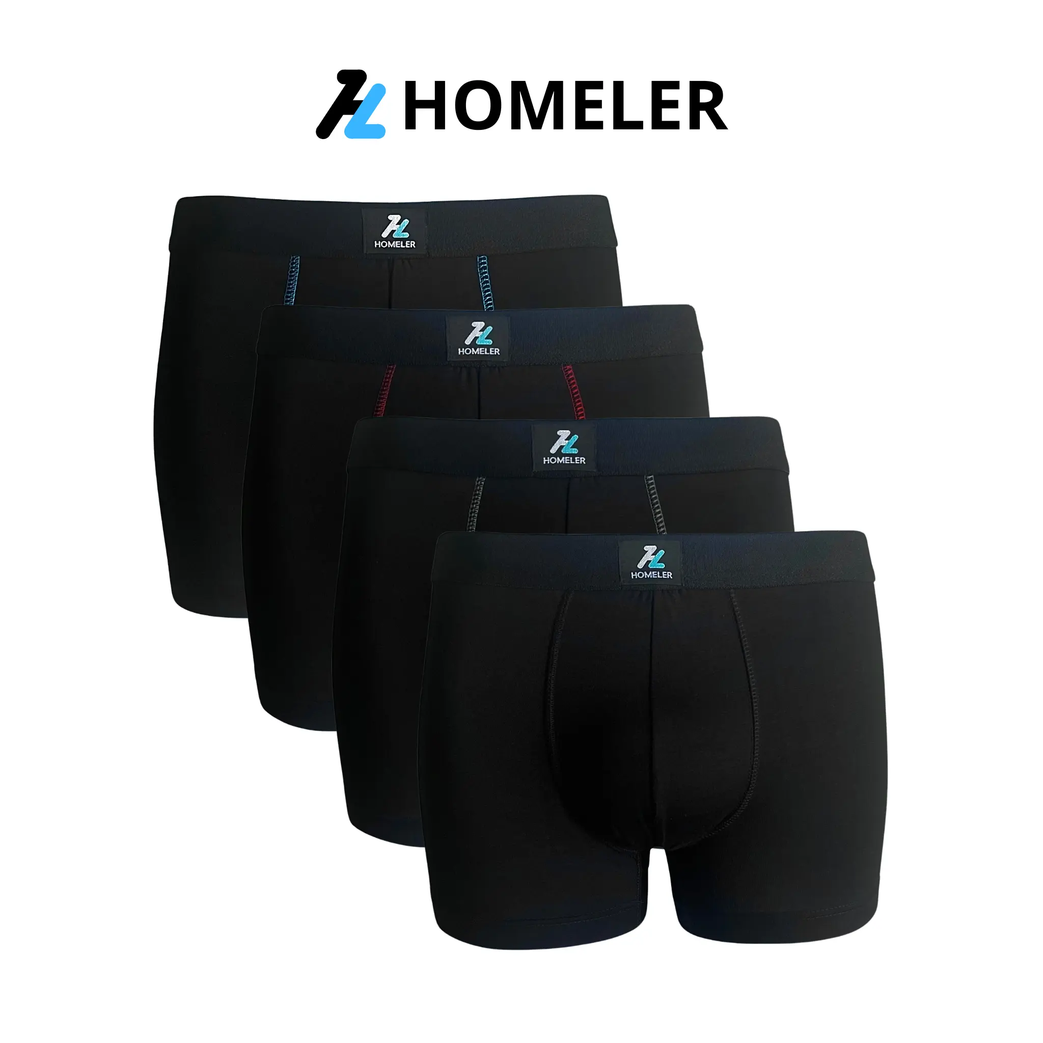 Homeler Celana Dalam Pria Boxer 1 Box Isi 4 Pcs BX HL-306