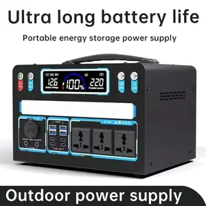 220V 400W-1200W Power Station Camping Powerbank 50000mAh-360000mAh Potable Generator Battery Power Supply Genset