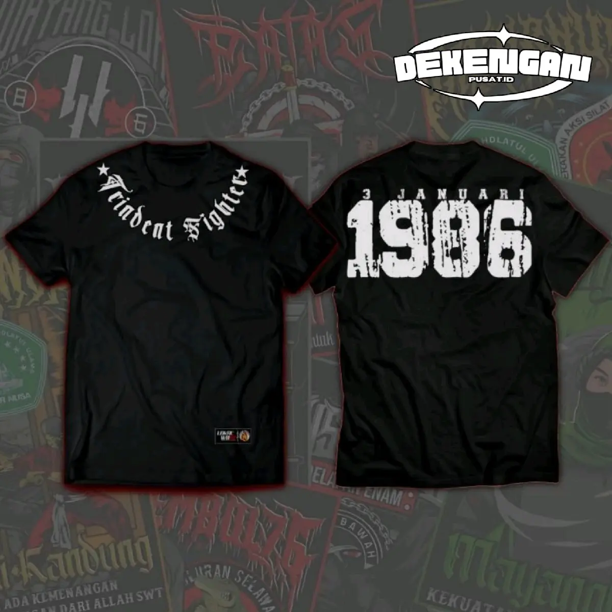 Kaos Pagar Nusa 1986 Keren