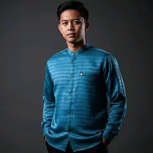 ISTAQIM - Kemko FAHRI kemeja koko pria dewasa lengan panjang terbaru bahan katun jaguar 2026