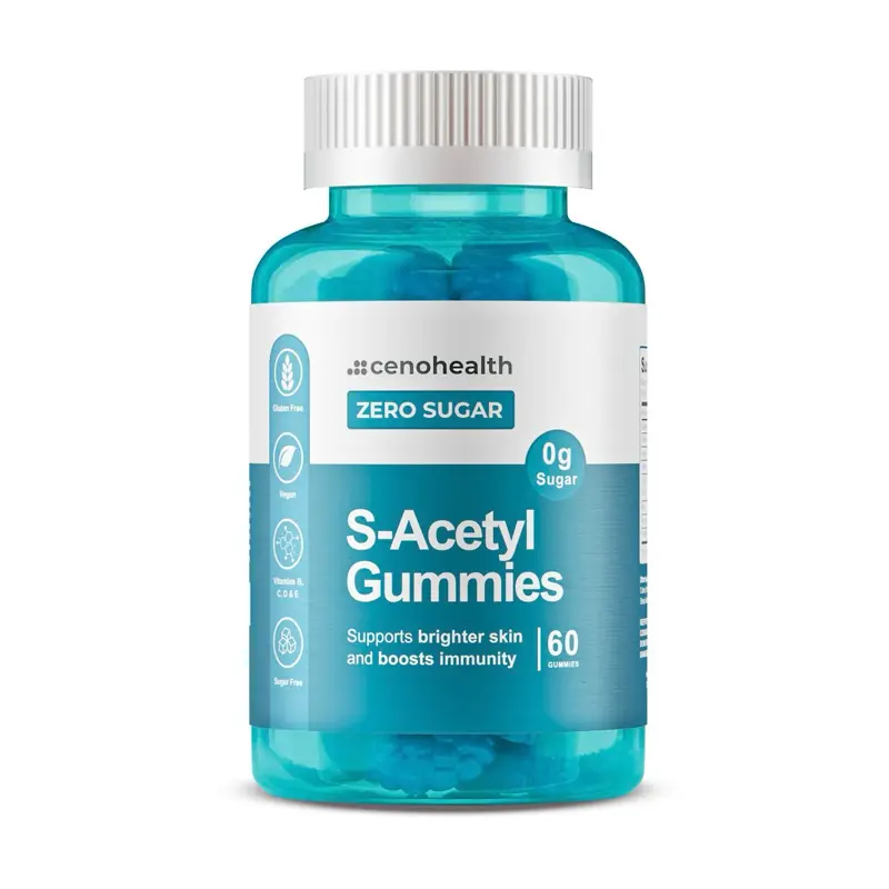 s acetyl glutathione skin lightening CENO S-Acetyl Glutathione Whitening Capsule Supplement 15,000MG 1 MONTH  SUPPLY S ACETYL