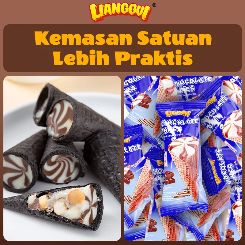 [HALAL] Lianggui Roll Isi Lezat, Kue Bulat Blaster Coklat! Makanan Ringan Harian & Hari Raya, Beli 12 Gratis 12 Super Worth, 240g Penuh Kotak, Halal untuk Dimakan 6