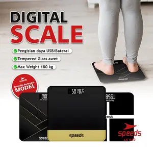 SPEEDS Timbangan Badan Digital 180kg 040-1-9