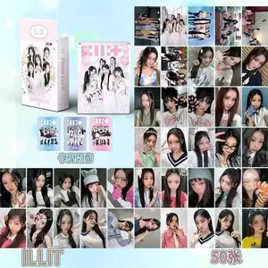 ( KPOP GIRL GROUP ) Photocard hologram KPOP hologram dua sisi hologram isi 50 pcs