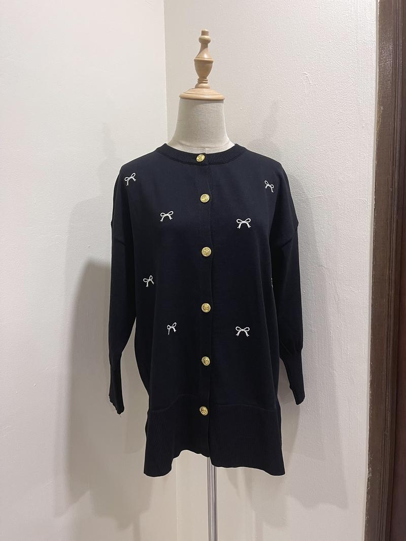 Product Introduction of Tasha Ribbon Knitted Cardigan 14