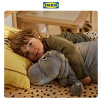 Gambar IKEA SANDLOPARE Boneka Kuda Nil Abu Abu 56cm dari IKEA Indonesia Kota Administrasi Jakarta Timur 3 Tokopedia