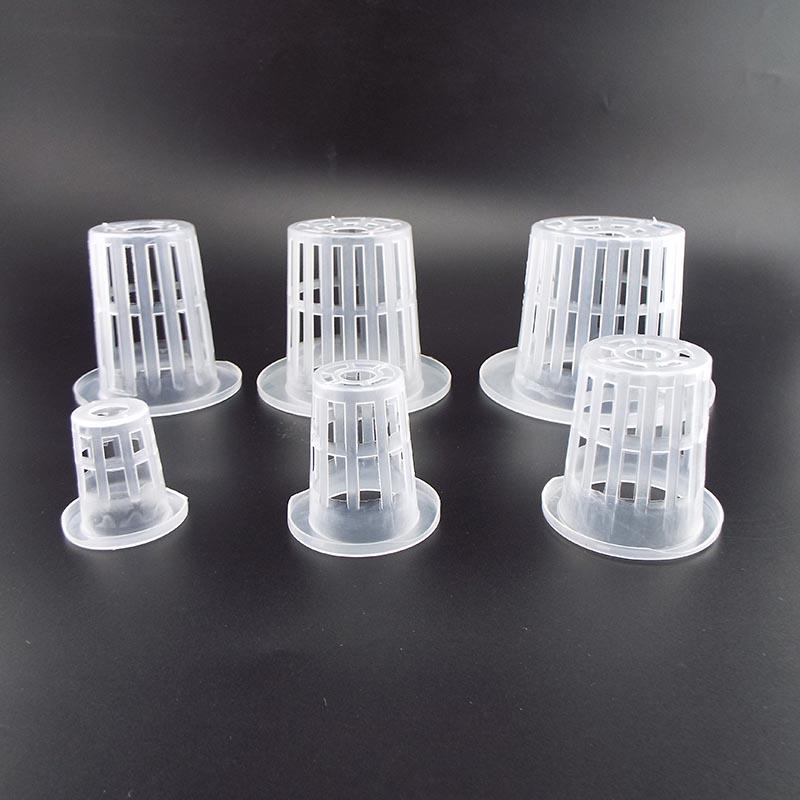 Product Introduction of 50Pcs Nursery Cup Plant Grow Pots Colonization Mesh Basket Holder Net  Planting Soilless  SG2H 55