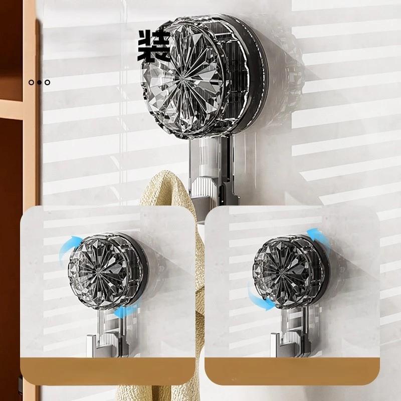 Móc Treo Tường, Cốc Hút Chân Không, Móc Treo Đồ Gắn Tường Không Cần Khoan Đục 6