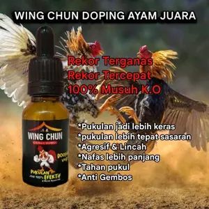 WNG CHUN Doping Ayam Aduan Laga, Terbukti Pukulan Lebih Kencang 3x lebih Agresif, Bikin Musuh Menjadi Down