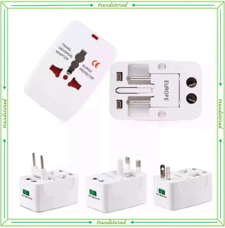 Adaptor Travel Internasional All-in-One: Solusi Praktis untuk Semua Colokan Listrik di Seluruh Dunia! 3