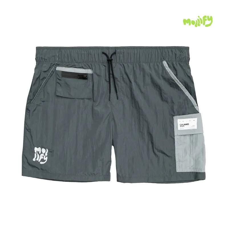 mollify calano spring - short pants stone grey key pocket | celana pendek saku samping | shortpants celana pendek pria wanita | Size M - XXL | Unisex Cargo 0