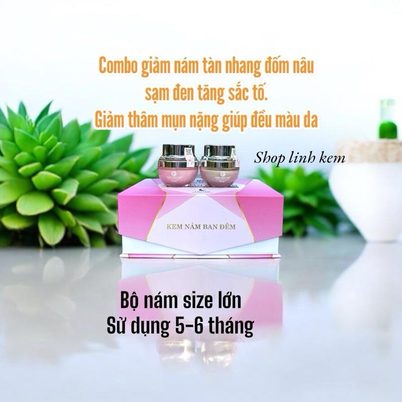  Thảo mộc spa .combo 2kem dưỡng da nám  hỗ trợ giảm nám trắng da 40gamr  