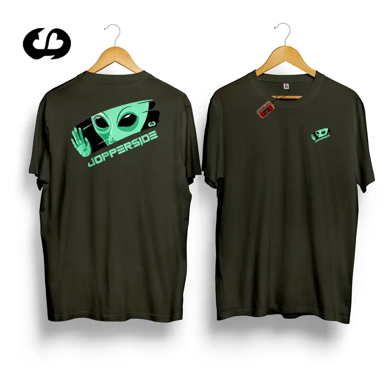 Jopperside kaos pria katun combed original distro premium ts520db alien 0