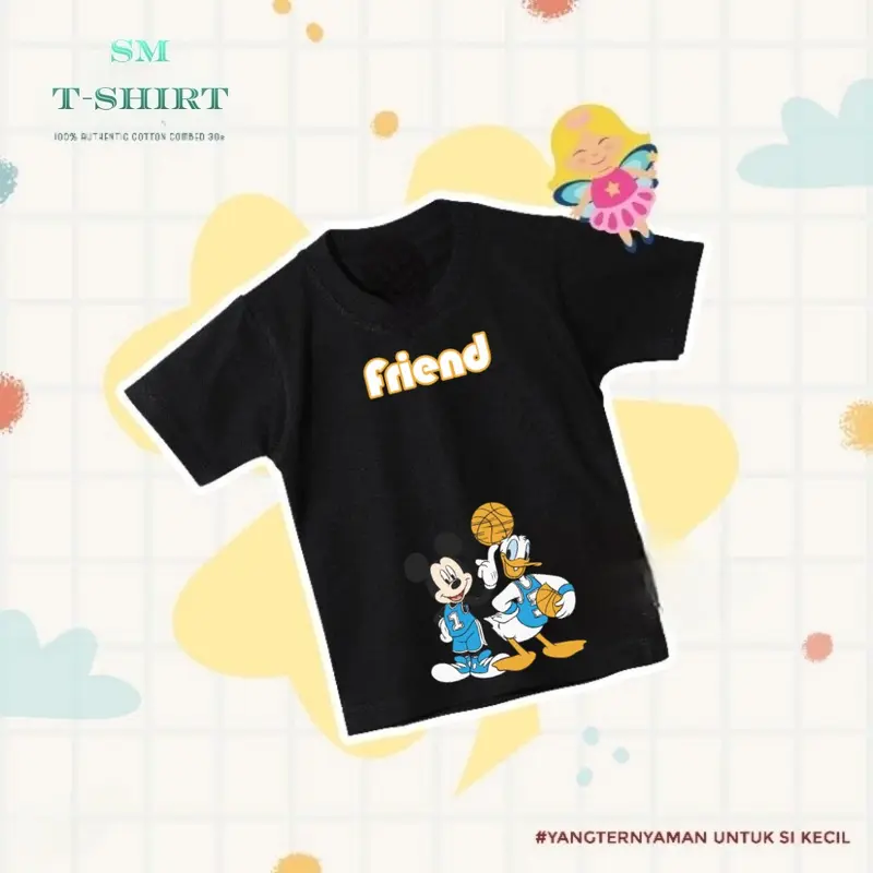 NEWSAMTREEMELY kaos anak disney atasan anak mickey atasan anak distro umur 1-10thn 2