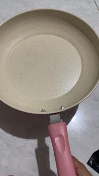 Product Review of Panci Teflon Frypan Marble Enamel / Teflon Frypan Marble Berwarna / Teflon Frypan Enamel Anti Lengket penggorengan anti lengket Kitchenware teflon  serbaguna from ب**🌙 0