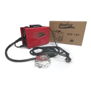 Red Fox Mesin Las MIG 120 A CO2 Tanpa Gas dengan Bonus 1 Roll Kawat Las Flux Core