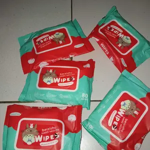 20Pack bungkus Tisu Basah Bayi Isi 80 Lembar – Tanpa Alkohol & Pewangi, Non Parfum, Anti Alergi, Lembut & Aman untuk Kulit Sensitif, Langsung dari Pabrik, Harga Terjangkau, Kualitas Terjamin, Cocok untuk Bayi Baru Lahir, Bisa COD, Promo Murah Harian
