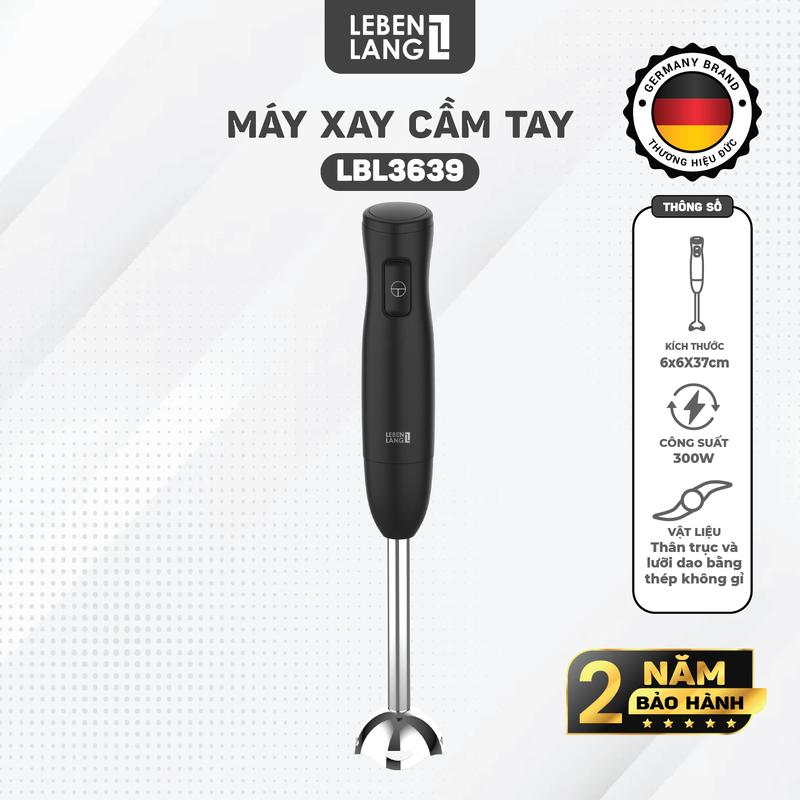 Máy Xay Cầm Tay Lebenlang LBL3639, 300W – Thiết Kế Chống Văng Bắn
