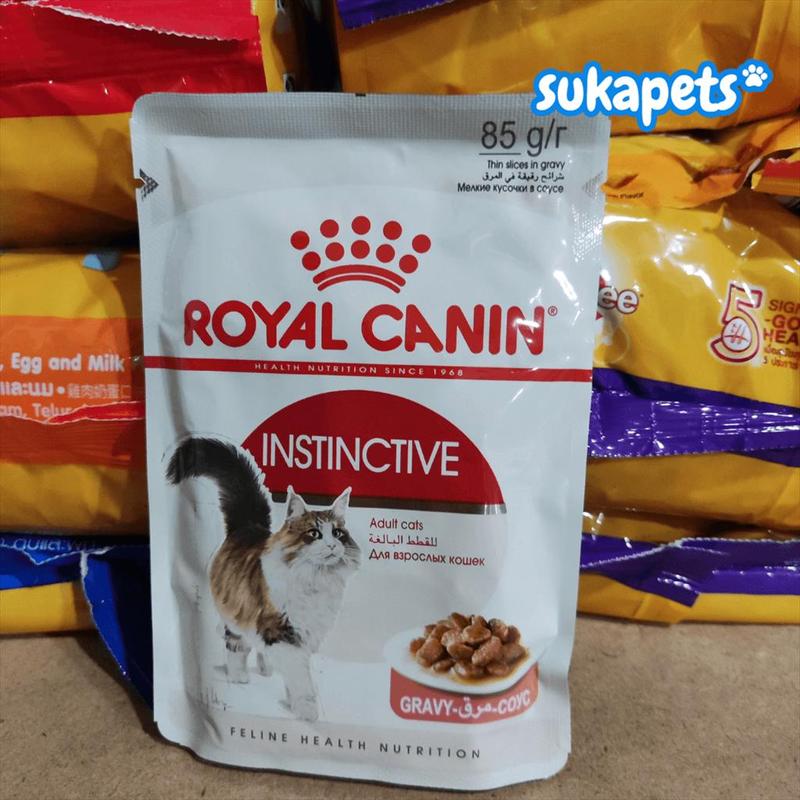 Royal Canin Instinctive In Gravy Makanan Kucing Dewasa Wet 85gr 1