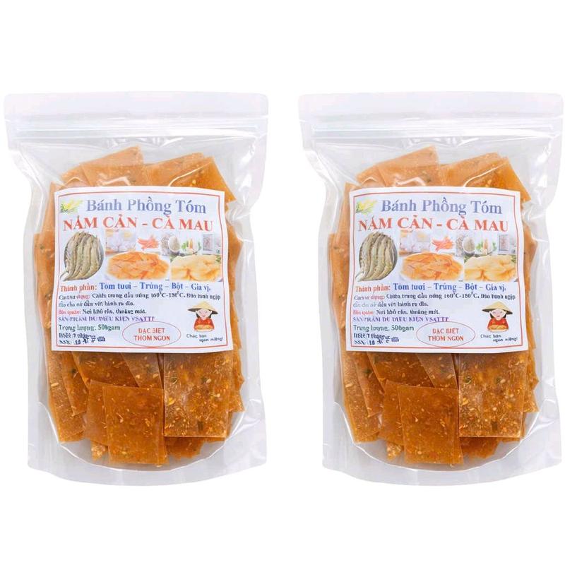 1 KG BÁNH PHỒNG TÔM ĐẶT BIỆT 38% Thịt tôm tươi _ĐẶC SẢN Năm Căn Cà Mau Snack…