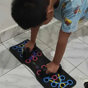 XMVP Papan Push-Up Multifungsi 3-in-1 Portable 20 x 63 cm dengan Pull Bar & Alat Perut Dada Cocok untuk Pria & Wanita Hadiah Ideal untuk Pecinta Kebugaran Kuat Tahan Lama Alat Fitness Multifungsi Bisa untuk Push-up Pull-up dan Latihan Otot Dada Perut