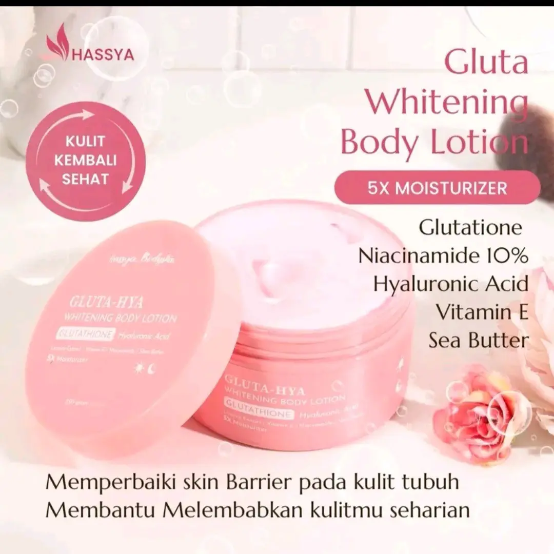 Hasssya bodyskin gluta hya | lotion hassya bodyskin Handbody Mencerahkan Memutihkan Tubuh