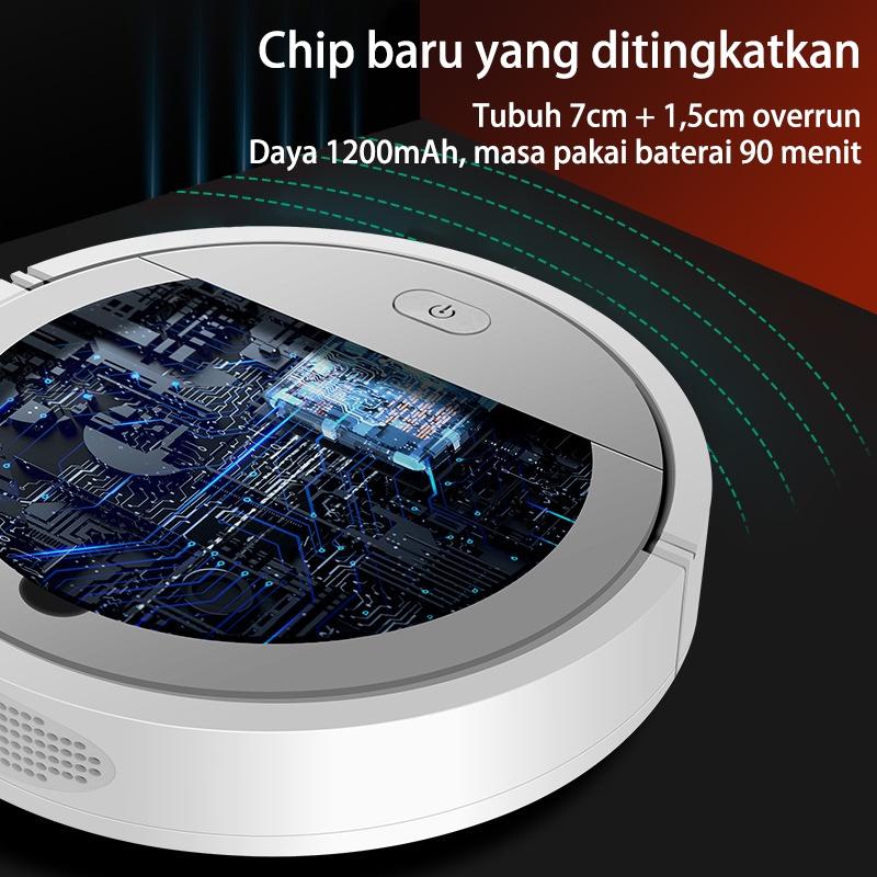 Robot Penyapu 3-in-1 Robot Penyapu Penyedot Debu Cerdas-Warna Ganda 7