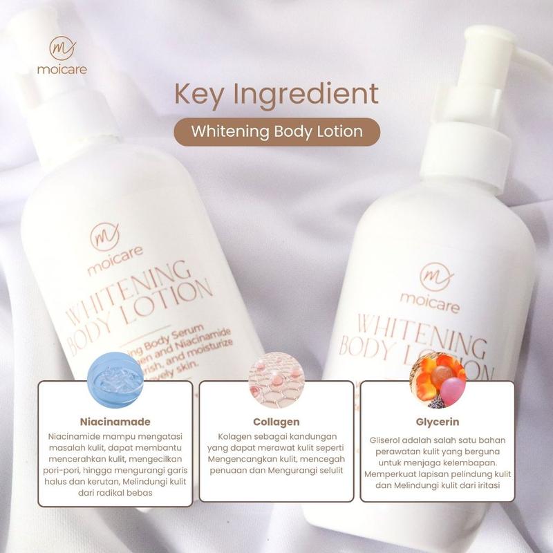 Product Introduction of Moicare Whitening & Brightening Body Serum - Pemutih Badan Pencerah Kulit, Bodycare 1