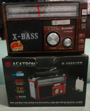 [SPEAKER] ASATRON - R1085 - RADIO BLUETOOTH - USB - PORTABLE - GARANSI RESMI + LAMPU EMERGENCY