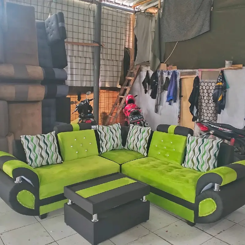 sofa sudut ggs minimalis type 2+2+sudut 1