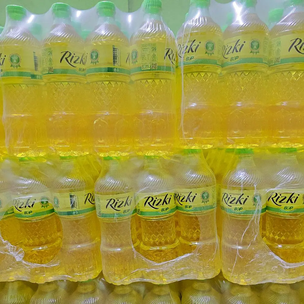 Minyak Goreng Rizki 800ml 1 Krat Isi 12 Botol