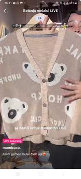 Product Review of New Rajut & Cardigan Wanita Premium No Brand Atasan Outer Tebal Baju Motif Sweater from d**a s**e 0