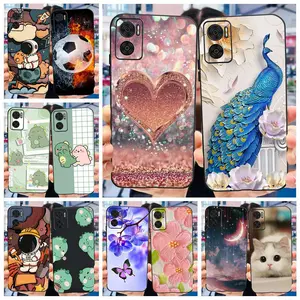 For Motorola Moto E22 Case Moto E22i New Fashion Painted Back Cover Soft Silicone Phone Case For Moto E22s E22i MotoE22 i Fundas