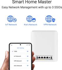Gambar ASUS ZenWiFi BT8 Tri-Band WiFi 7 Mesh (802.11be) Smart AiMesh Extendable Router BT 8 - 2 Pack dari Officiall Brands Kota Administrasi Jakarta Barat 5 Tokopedia