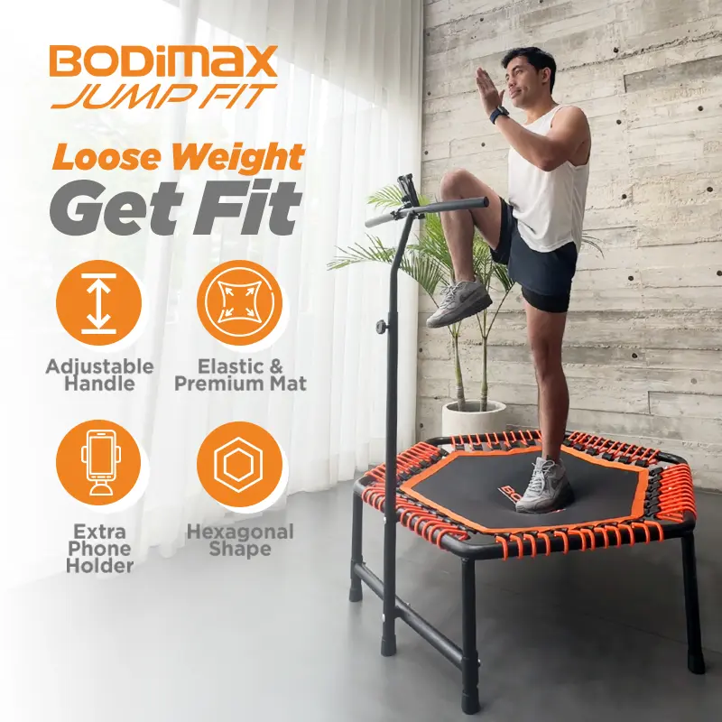 Bodimax Jumpfit / Trampoline / Trampolin dewasa /Alat  Olahraga 1