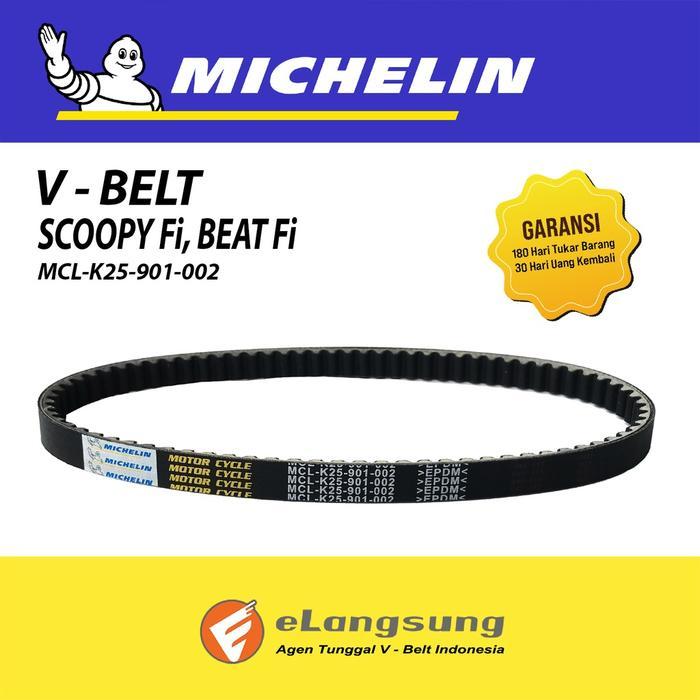 Gambar MICHELIN VANBELT BEAT FI SCOOPY FI VARIO 110 FI SPACY FI NON ESP (STATER KASAR) 100% ORIGINAL BAHAN KARET EPDM GARANSI DIJAMIN TAHAN PANAS Motorcycle Asli dari Lestari Motor 2 Kota Administrasi Jakarta Barat Tokopedia