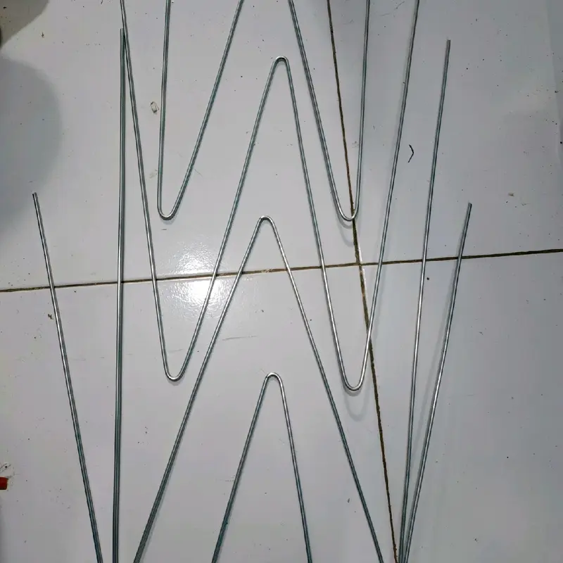 Kaki Umbaran Burung Bulat Persatu dengan Kawat Tebal 3,2mm dan Tali Ripet - Nail, Foot 5