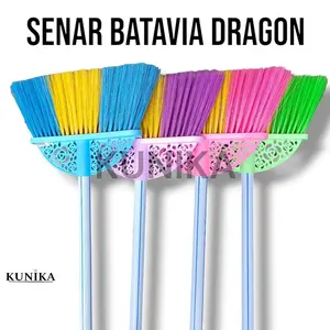 Sapu Senar Batavia Dragon 1 pc dengan Gagang Kokoh Buah Lantai Pembersih Plastik Sapu Senar Batavia Dragon 1 pc dengan Gagang Kokoh Buah Lantai Pembersih Plastik
