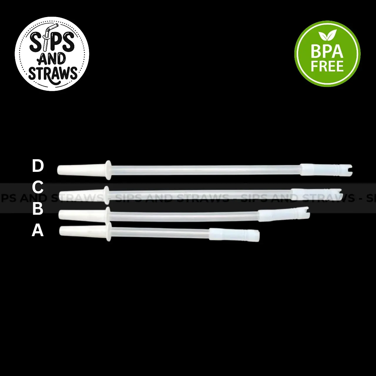 Sipsandstraws - Selang Sedotan Botol Silikon Keras Untuk Tumbler Food Grade