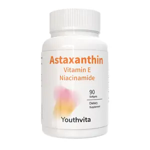 Youthvita Astaxanthin 12mg, Vitamin e 400iu, Niacinamide 20mg, 90 softgels