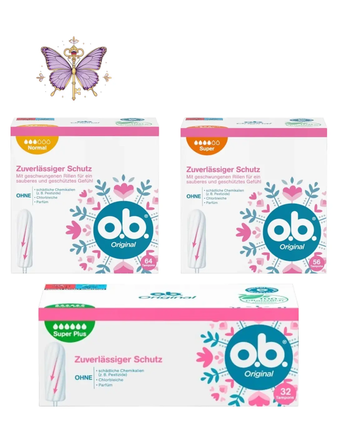[Ready Stock] [ECER] OB Tampon Original Normal Super Super Plus | OB Tampon Original Jerman | ob Tampon Original