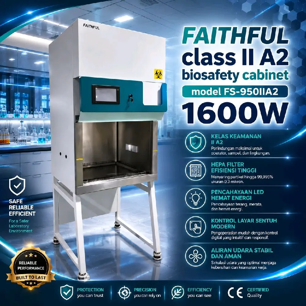 FAITHFUL class II A2 biosafety cabinet model FS-950IIA2 1600W