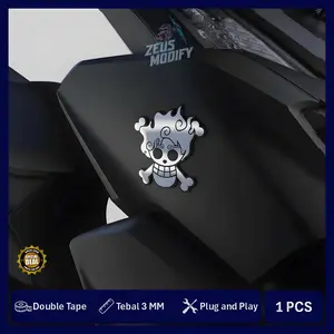 EMBLEM NEW ONE PIECE V2 LOGO TIMBUL AKRILIK 1PCS