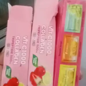 C+Collagen - Minuman Collagen Tripeptide 500mg + Vit C 1000mg untuk Kesehatan Kulit dan Imunitas