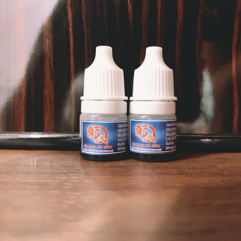  Nhỏ đen Quang Cá Sấu 1 ml giúp gà tăng bo tải cựa  lì đòn  nuốt ói  tăng khả năng tập trung khi chiến đấu  - gà nòi 2 giọt  gà tre 1 giọt trước khi biểu diễn 20 phút 