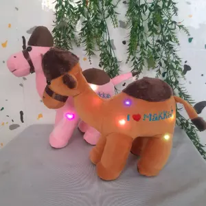Boneka Unta LED love mekah  23 cm,oleh-oleh haji dan umroh