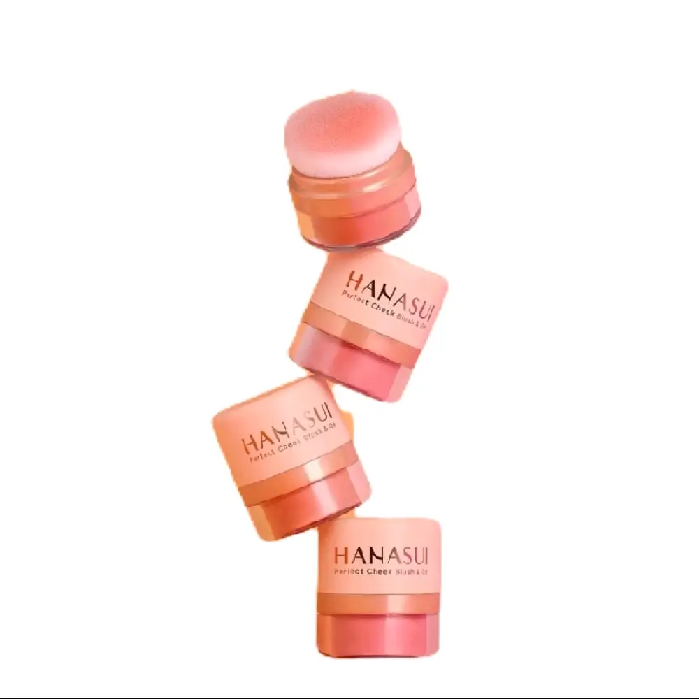 Hanasui Perfect Cheek Blush & Go Powder Blush On Hanasui - Produk Makeup Wajah dengan Tekstur Lembut dan Warna Natural