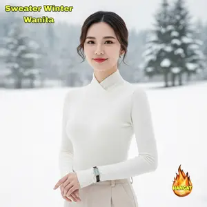Sweater long john wanita winter sweeter suwiter musim dingin wanita