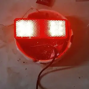 Lampu Rem Stop Tambahan Motor LED 2 Mode Lampu Mata Kucing Motor Universal