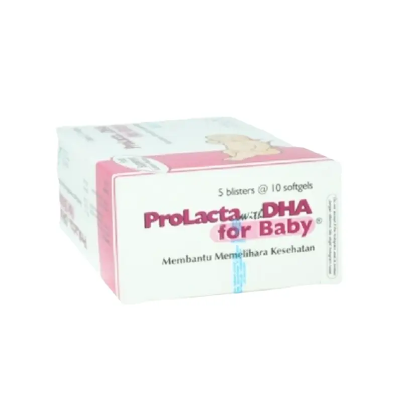 PROLACTA WITH DHA FOR BABY 50 SOFTGELS 5 BLISTER x 10 SOFTGELS OMEGA 3 BAYI 2